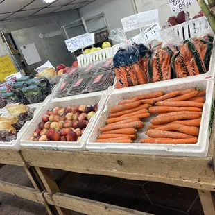 a variety of fruits and vegetables