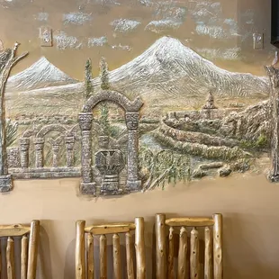 a view of the mountains