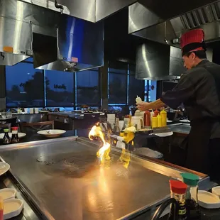 sushi and sashimi, interior