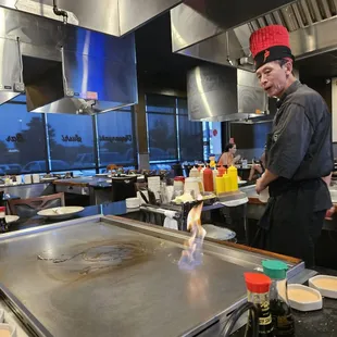 sushi and sashimi, interior