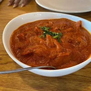 a bowl of curry