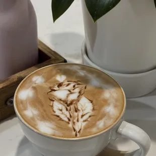 Valentine's special coffee, the decadent Rose Latte!