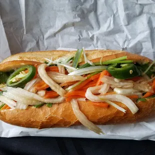 Chicken Vietnamese sandwich for $4.95.