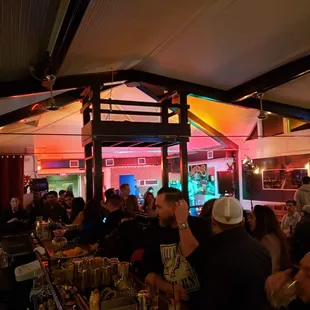 people sitting at the bar