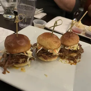 3 BBQ Pulled Pork Sliders