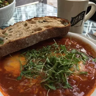 Spicy Baked Eggs