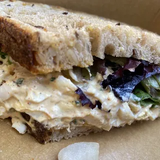 Deviled Egg Salad Sandwich