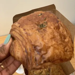 Ham and cheese croissant