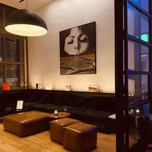 interior, sushi and sashimi