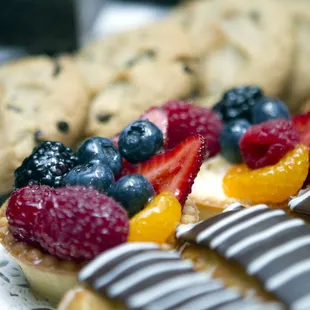 a variety of pastries