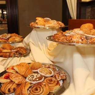 a table of pastries