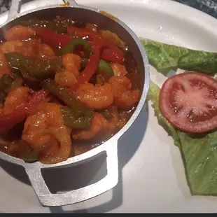 Moro Mofongo con Camarones en Salsa