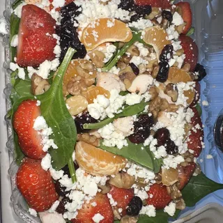 Chicken Strawberry and Feta Cheese Salad