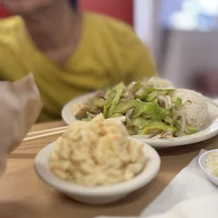 Bitter melon with tofu and pork so good