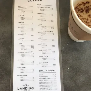 Updated menu July 2018