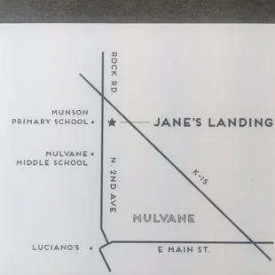 located across from the primary school in Mulvane
