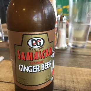 Spicy Jamaican ginger beer.