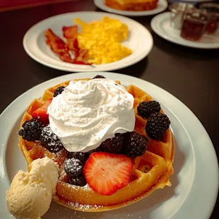 Berry Waffle