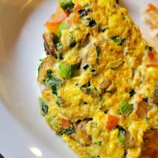 Asparagus omelet