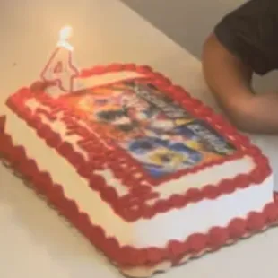 Power Ranger Cake - chocolate cake , delicious
