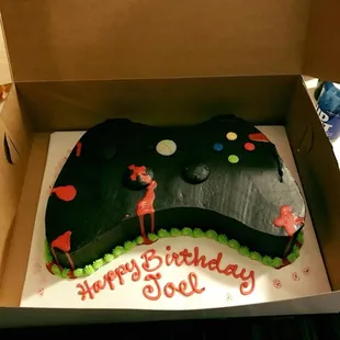This Cake was AMAZING. I had it made for my fiances Halloween birthday. I kinda knew what I wanted but didn&apos;t, So I called Janet up, talked