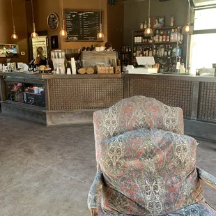 Inside- counter to order