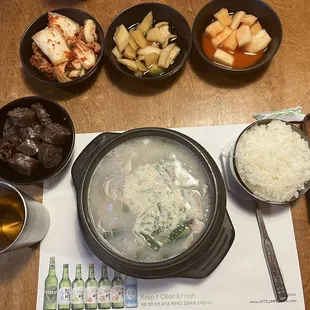 M1. SoonDaeGuk (boiled Korean sausage soup)
