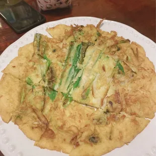 Seafood pancake