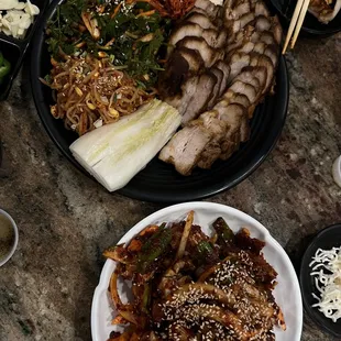 Bossam and Spicy Marinated Crab