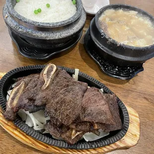 C1. Korean BBQ and Tofu Soup Combo