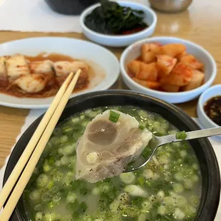 I added the green onion myself