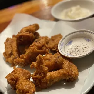chicken wings (not so meaty, skip!)