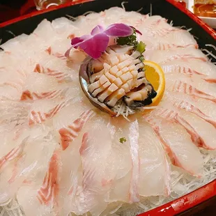 Halibut Sashimi