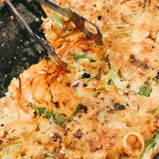Seafood pancake