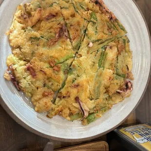 Seafood pancake
