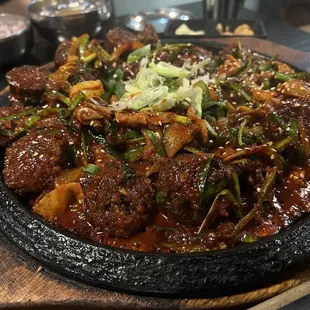 Korean Blood Sausage, Boiled Pork Belly, Spicy Pork BBQ