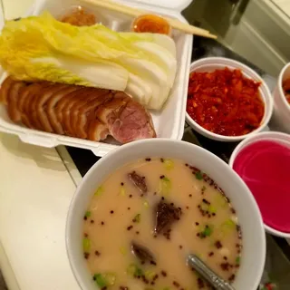 Korean Blood Sausage Soup