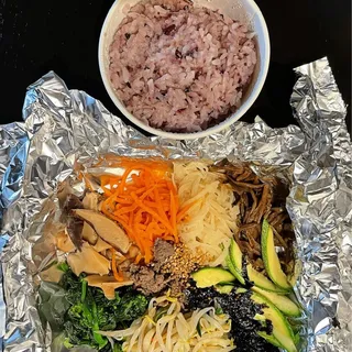 Mixed Vegetables Bibimbap