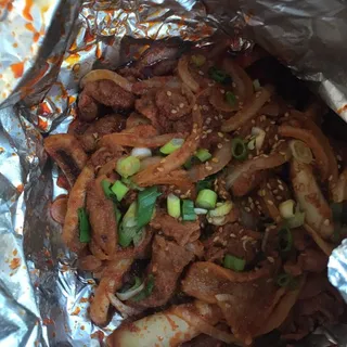 Spicy Pork and Squid BBQ