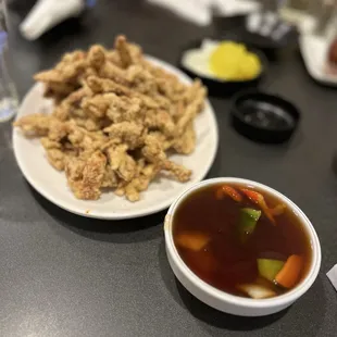 Tangsoyuk--medium size enough to share w several others.