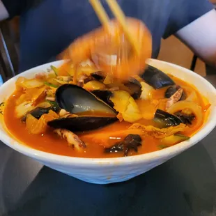 Large Prawn - wife moving fast so pic is blurry