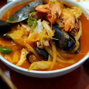 Spicy Seafood Noodle Soup