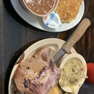 Pork Chop dinner on TUESDAY!!! Absolutely the best home cooked meal I&apos;ve ever had.  It&apos;s worth the drive or move as in my case.