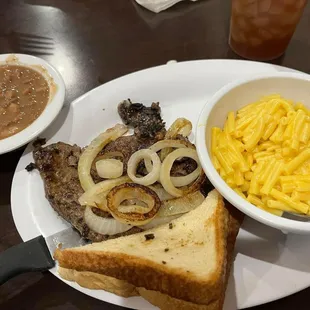 Cold beans, tiny little piece of liver, and...... Kraft Macaroni and Cheese!  "Home Cooking", Are you kidding me???