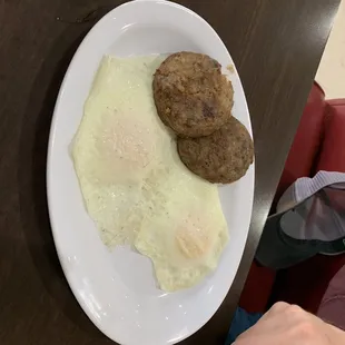 Eggs and sausage