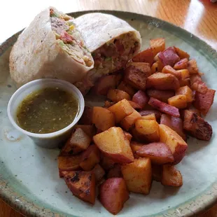 Egg &amp; Veggie Tex Mex Burrito