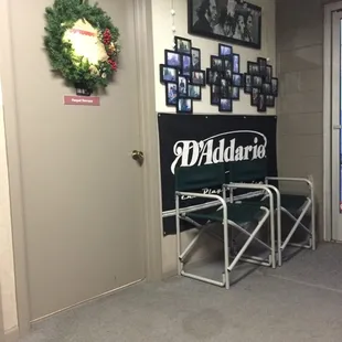 Waiting room view of one of the classrooms