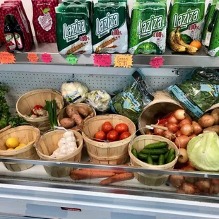 The small produce section