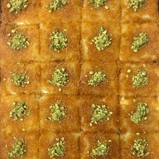 Custard Knafa! (Qishta.)