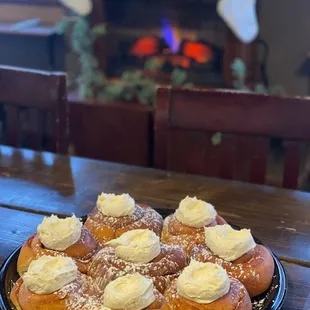 Catering Line: Plan ahead for morning rolls or call same day!
Cinnamon Rolls w/  Maple Buttercream Frosting